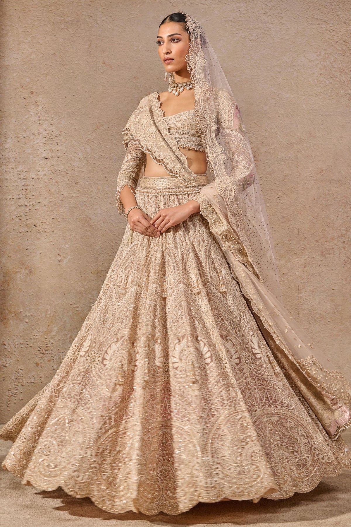 Blush Embroidered Lehenga Set