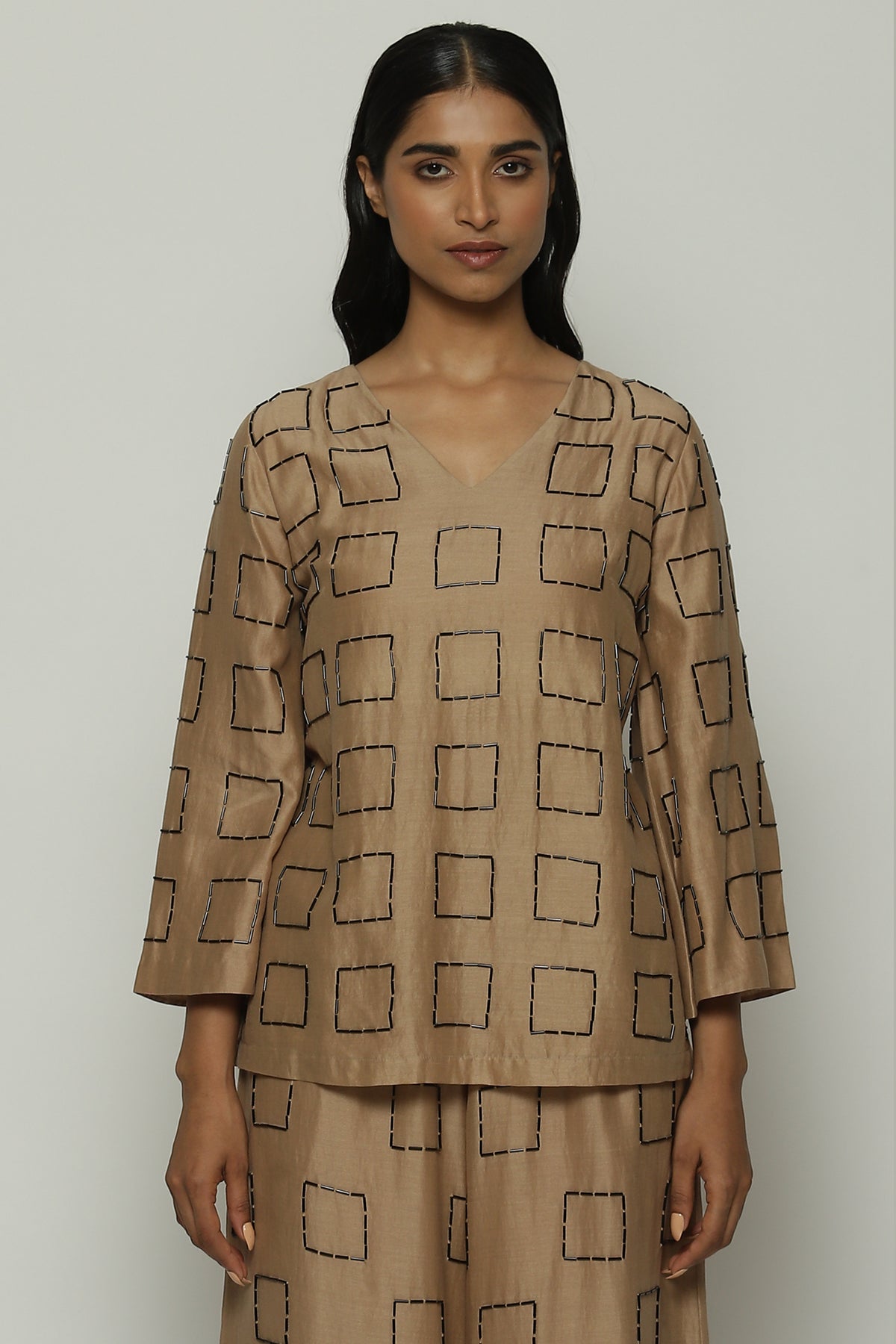 Geometric Square Tunic