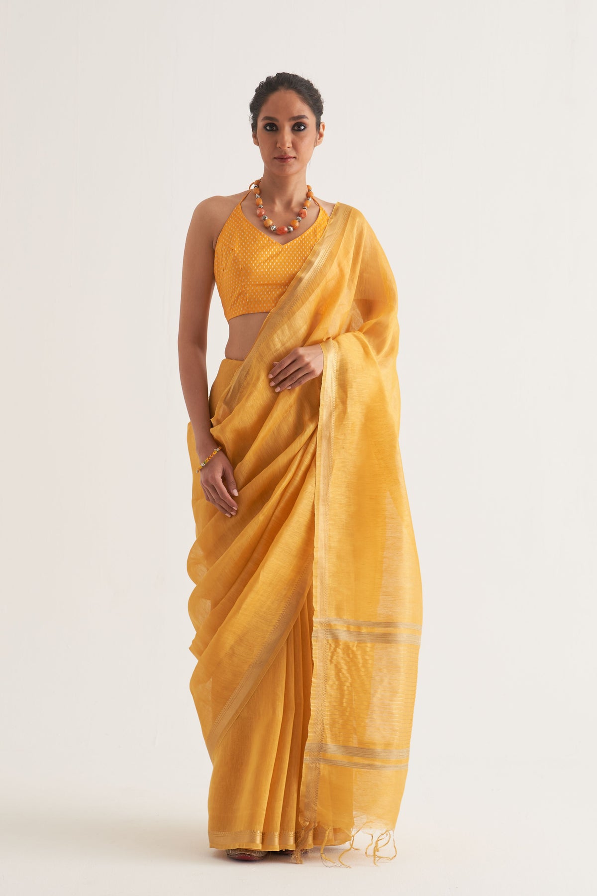 Paro Yellow Saree