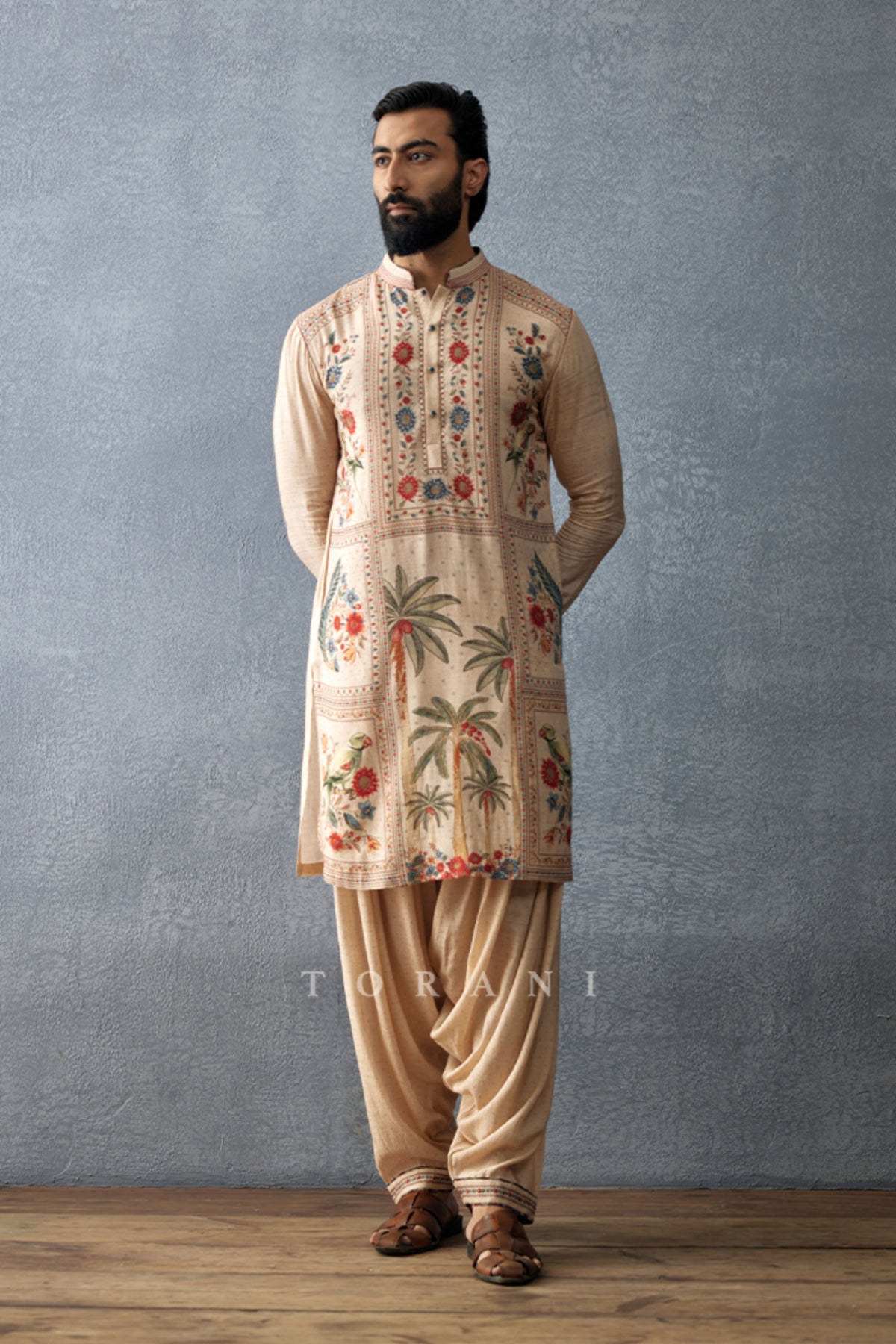 Badami Ashfaq Kurta Set