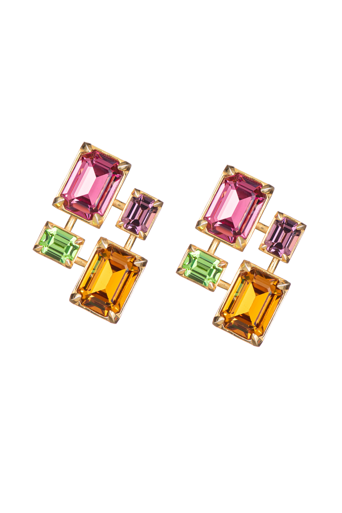 Infinity Crystal Signature Earring - Multicoloured