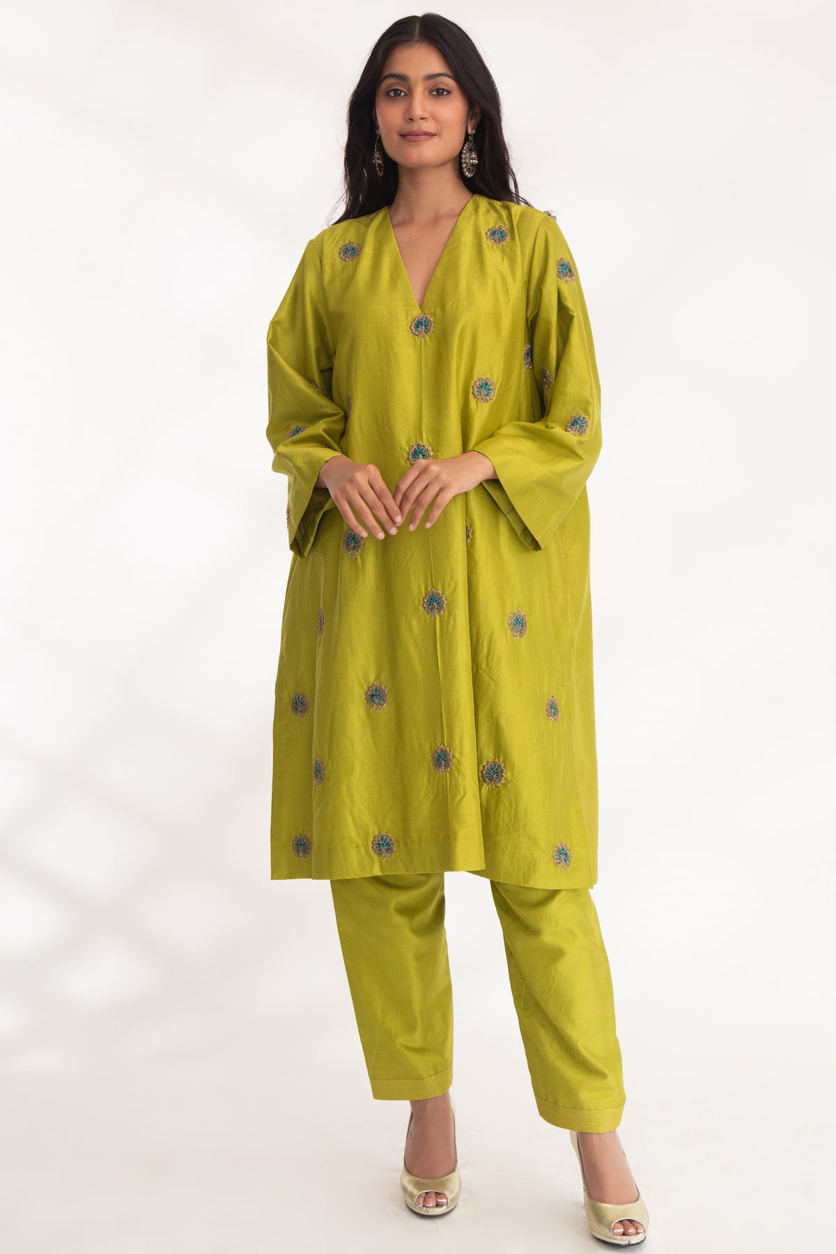 Mango Green Devya Tunic Set