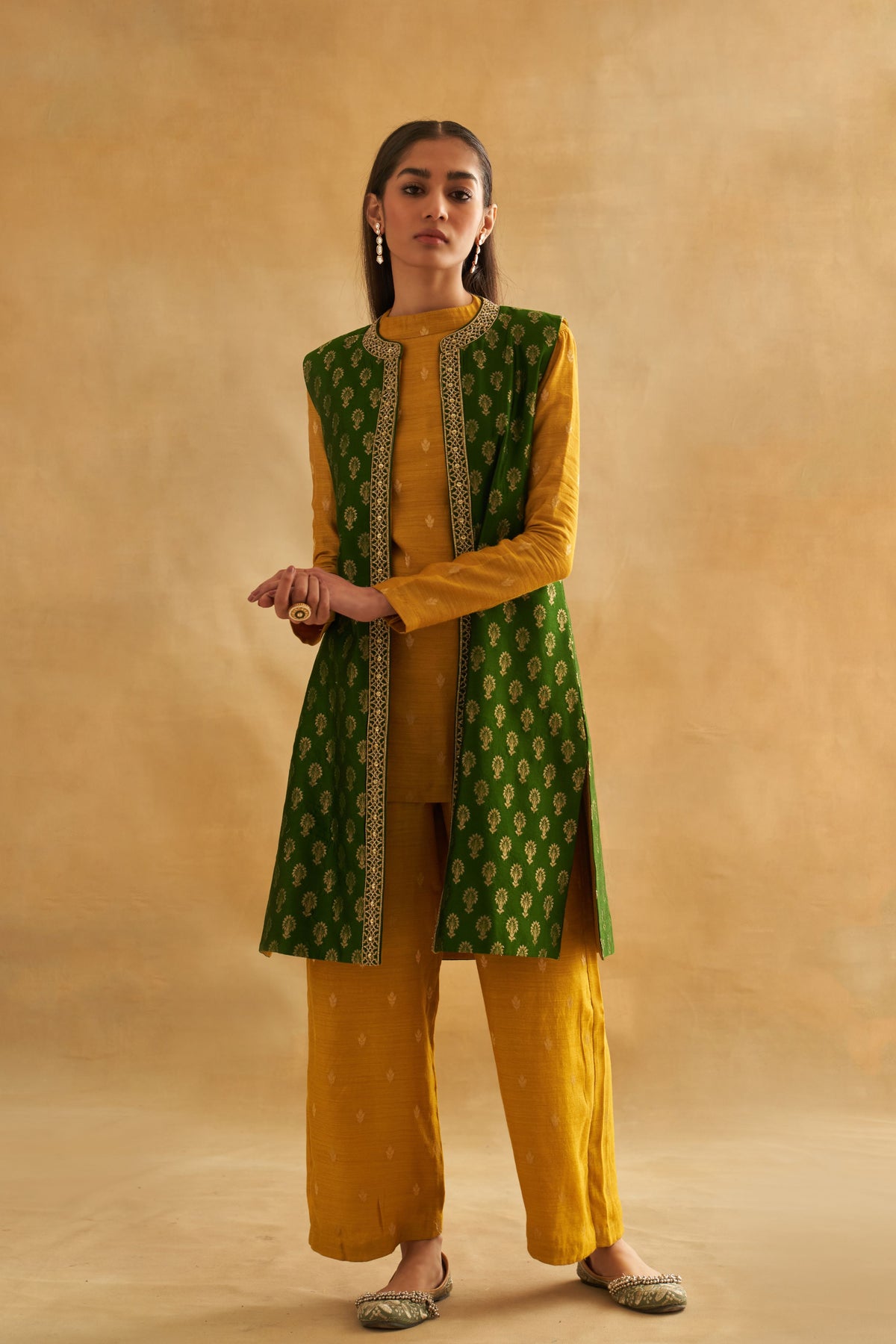 Green &amp; Yellow Jacket Set