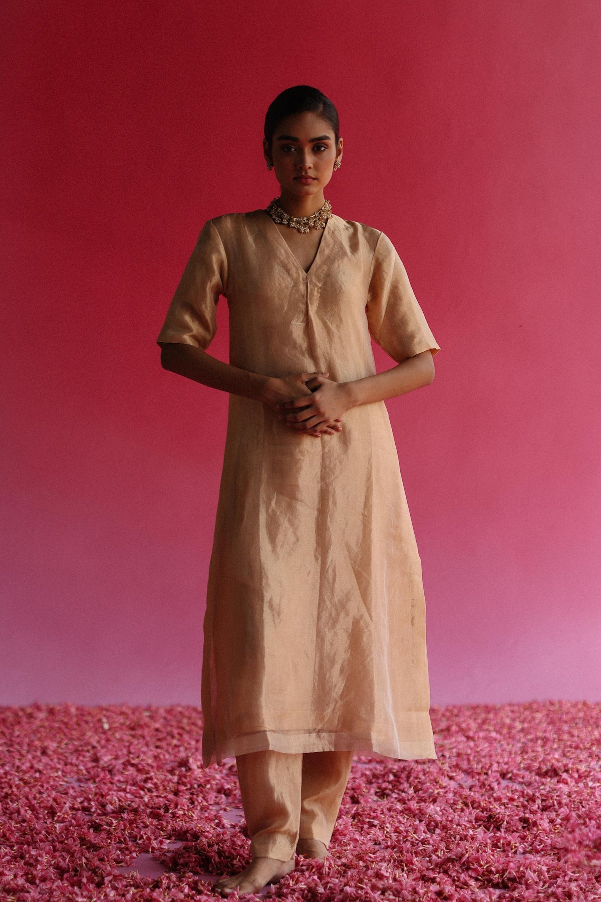 Sudha Gold Kurta