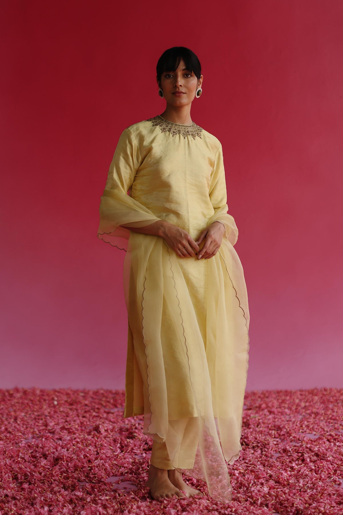 Manjari Yellow Pant