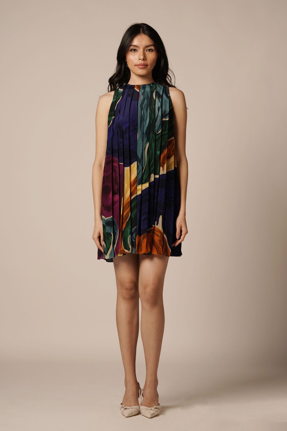 Umi Pleated Dress