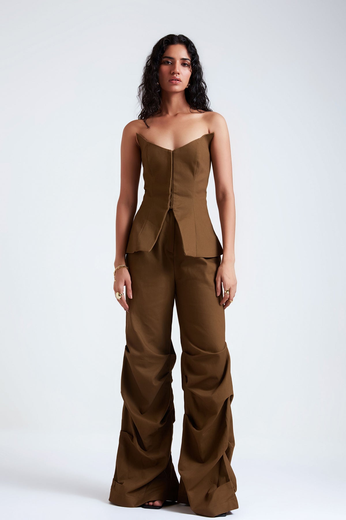 Gisele Military Olive Co-ord Set