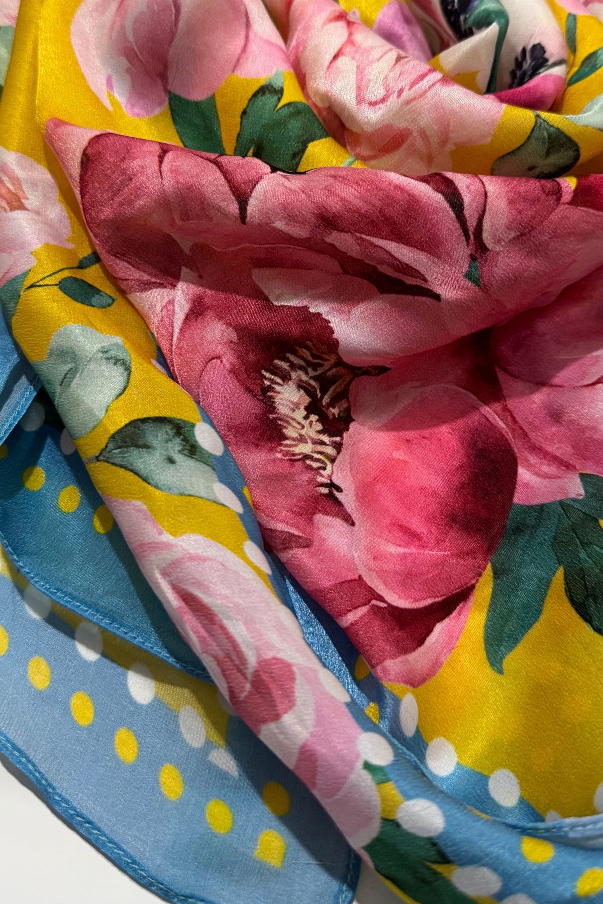 Peony Satin Scarf