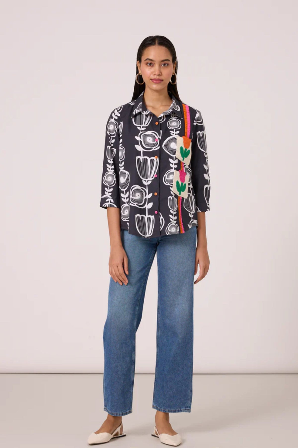 Sofie Floral Printed Shirt