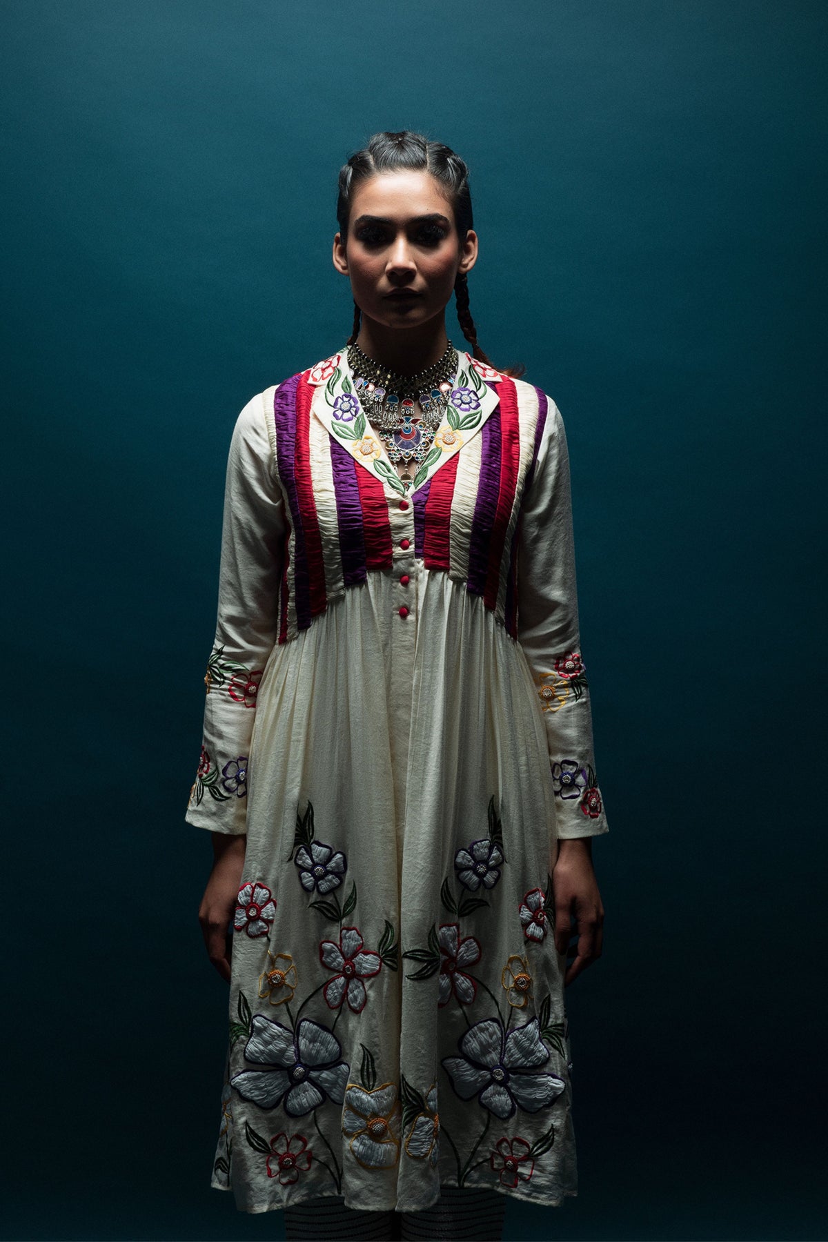 3d Embroidered Tunic