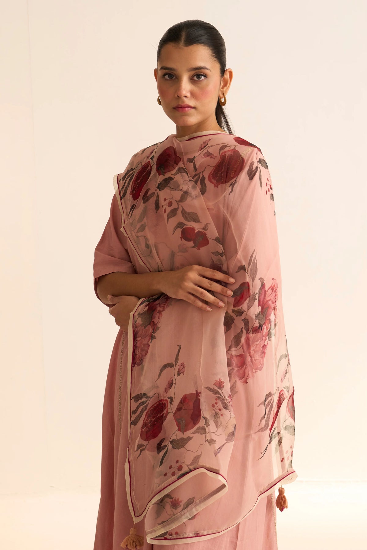 Bloome Old Rose Dupatta