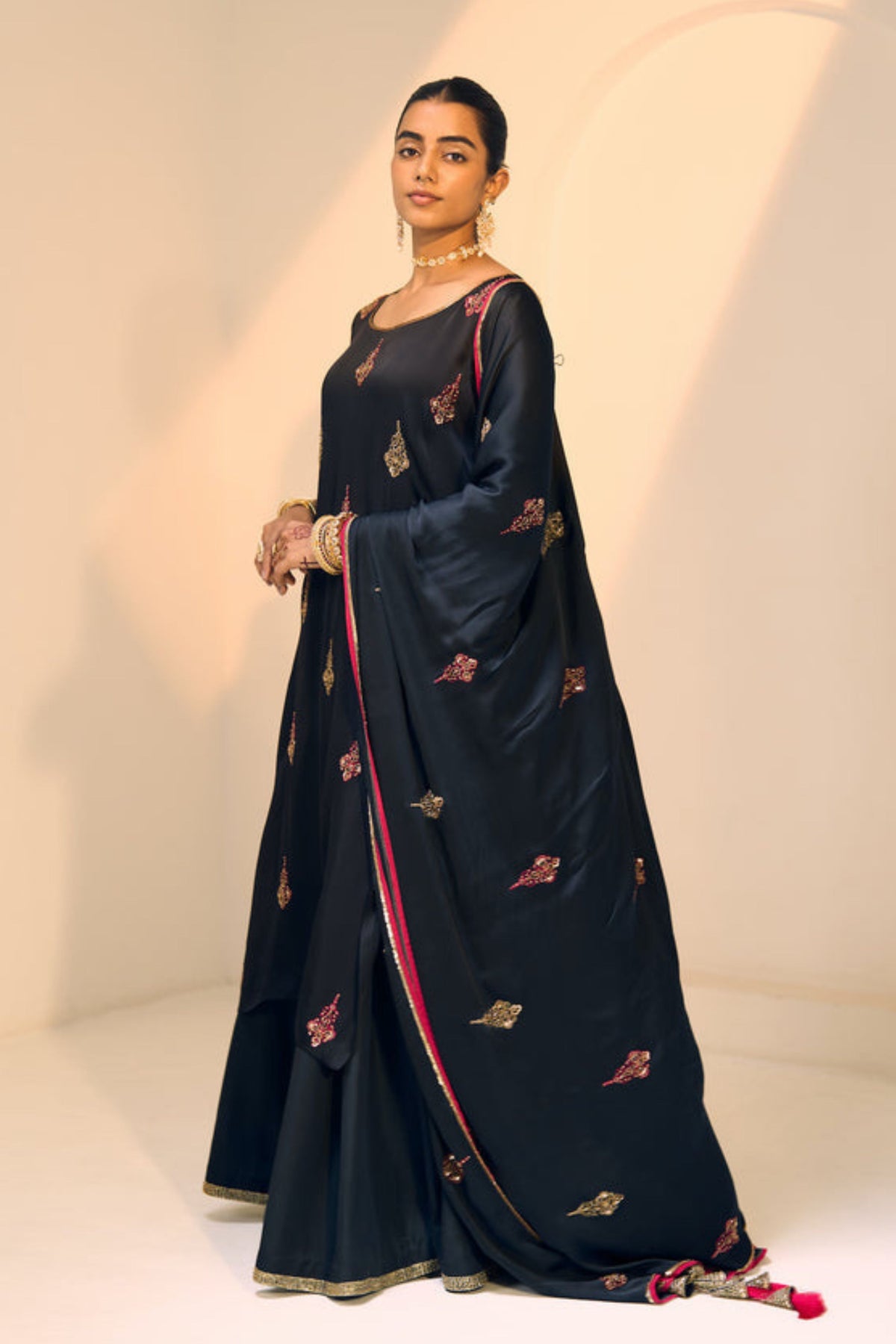 Black Chavi Dupatta