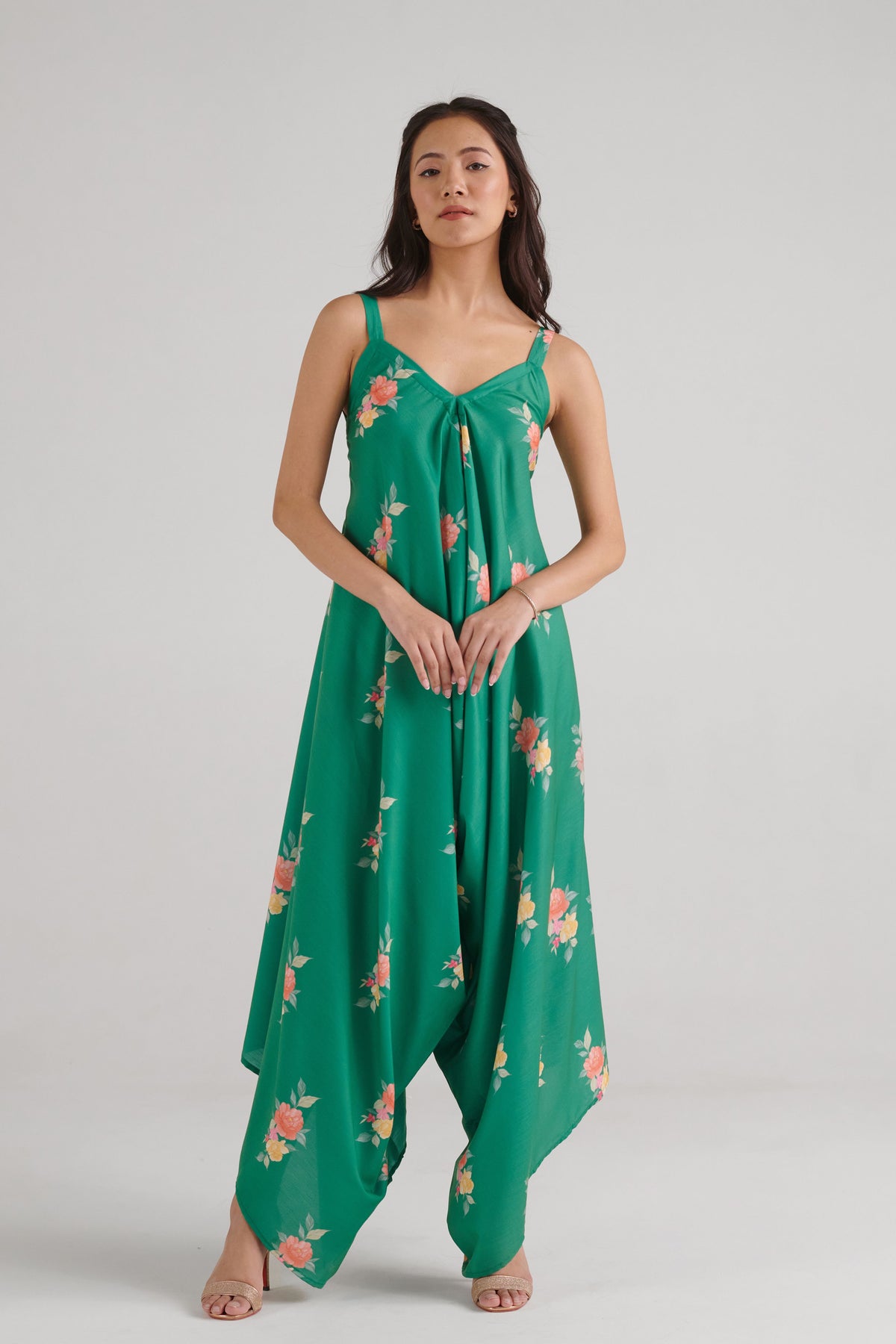 Jade Green Palazzo Jumpsuit