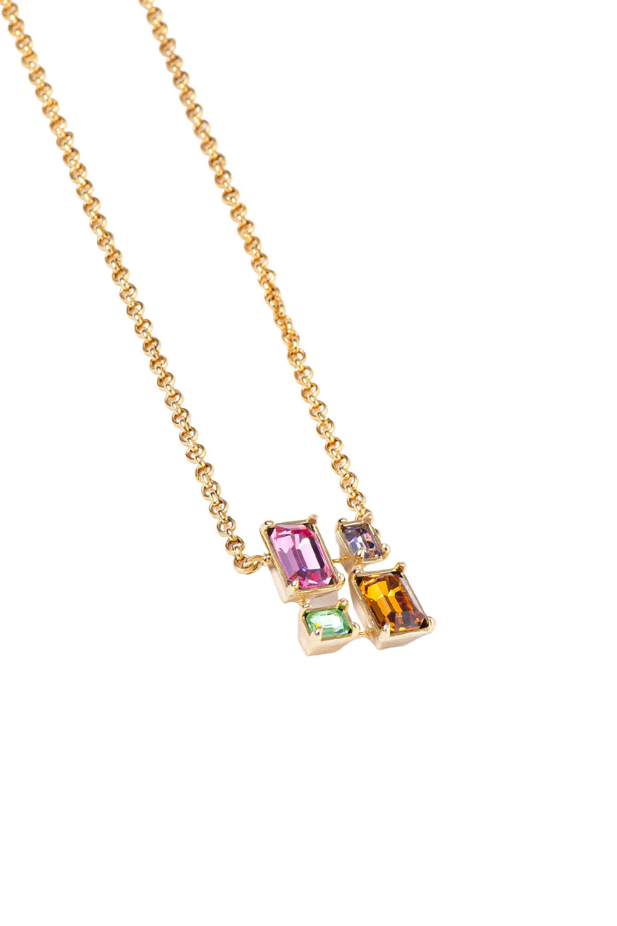 Infinity Crystal Signature Necklace - Multicoloured