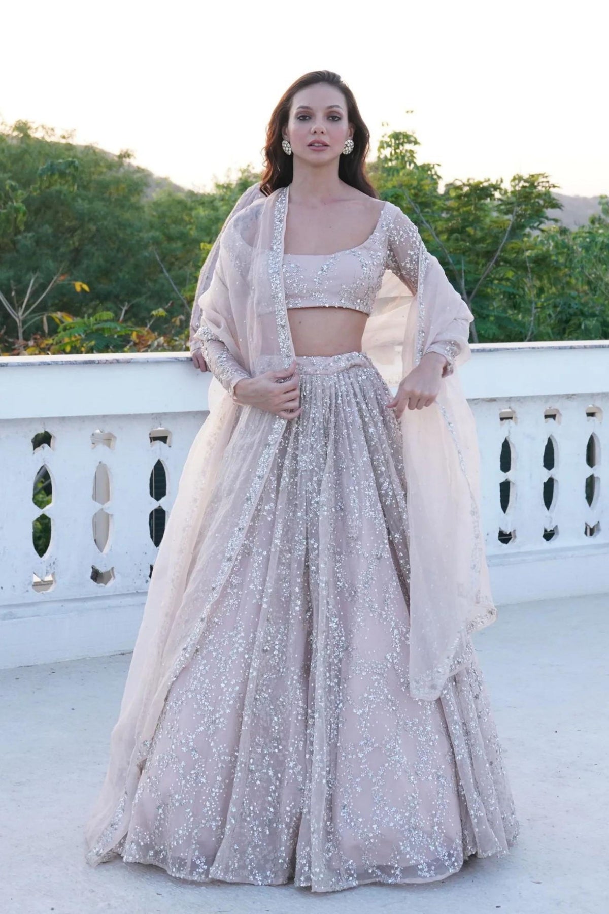 Blush Pink Lehenga Set