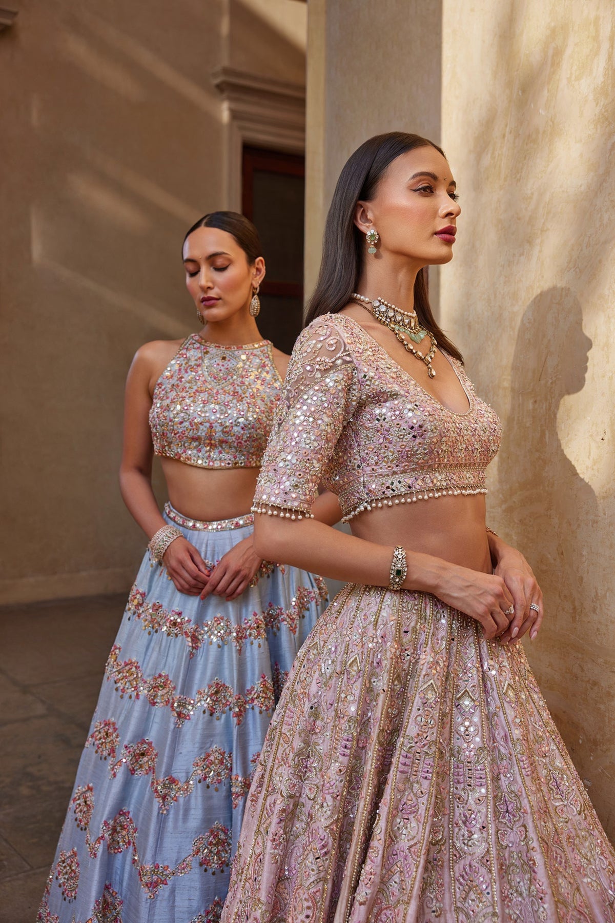 Rosepink Mirror Lehenga