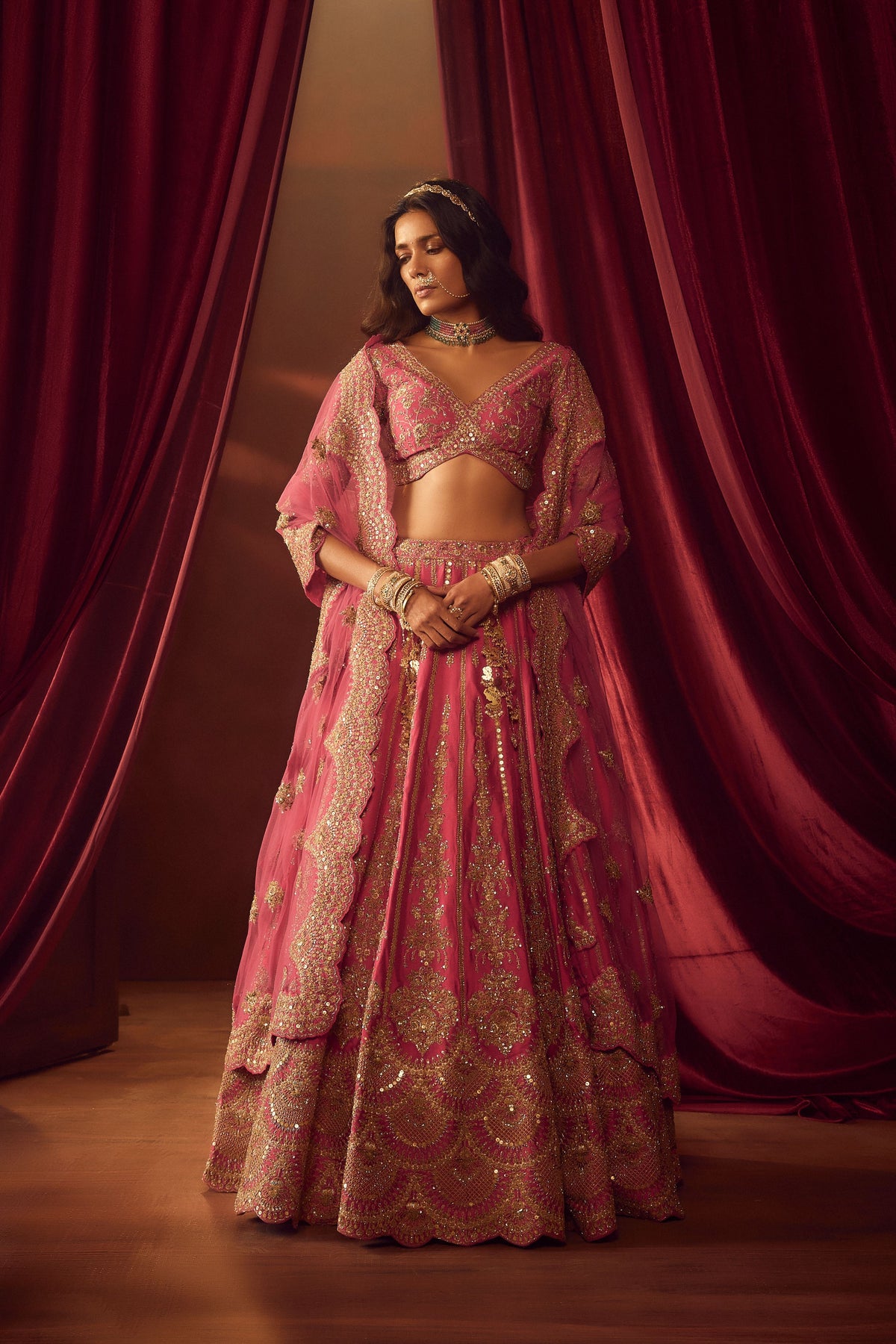 Aakruti Rani Lehenga Set