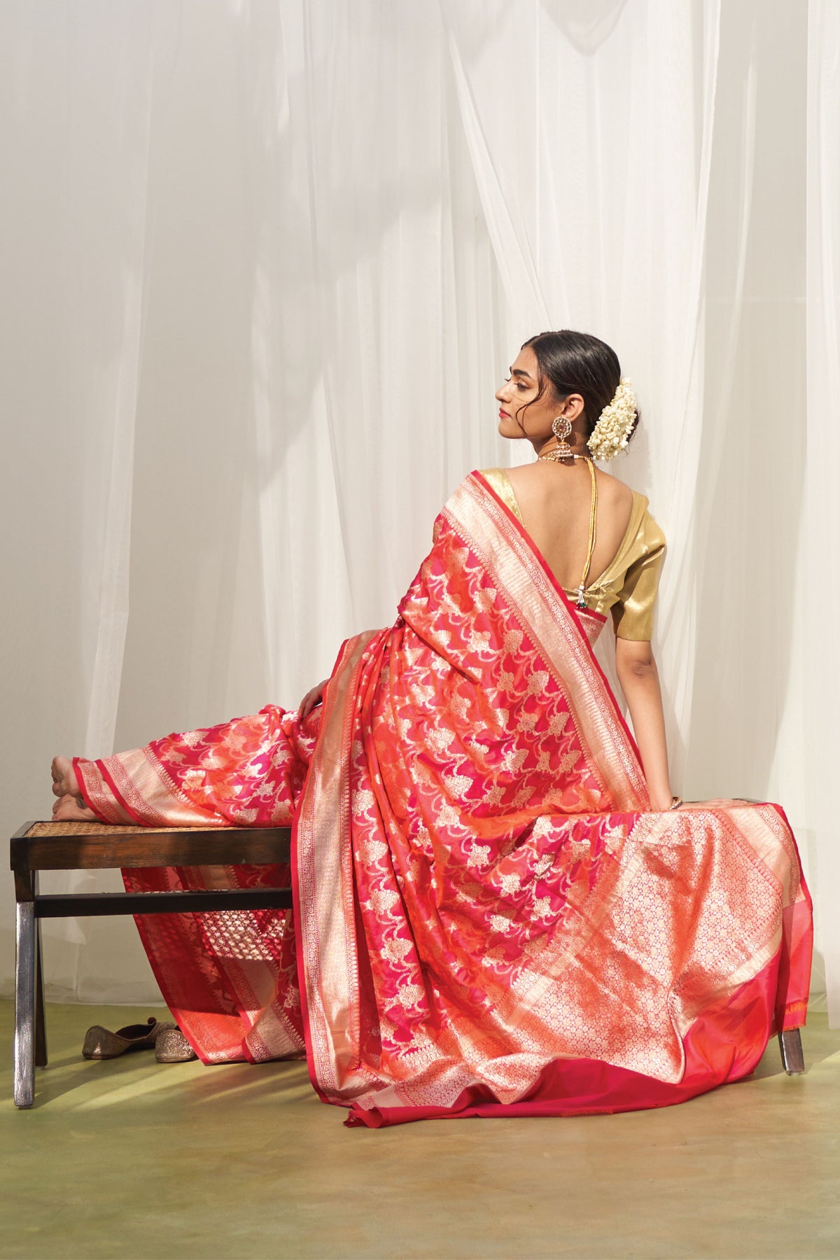 Turvi Pink Saree