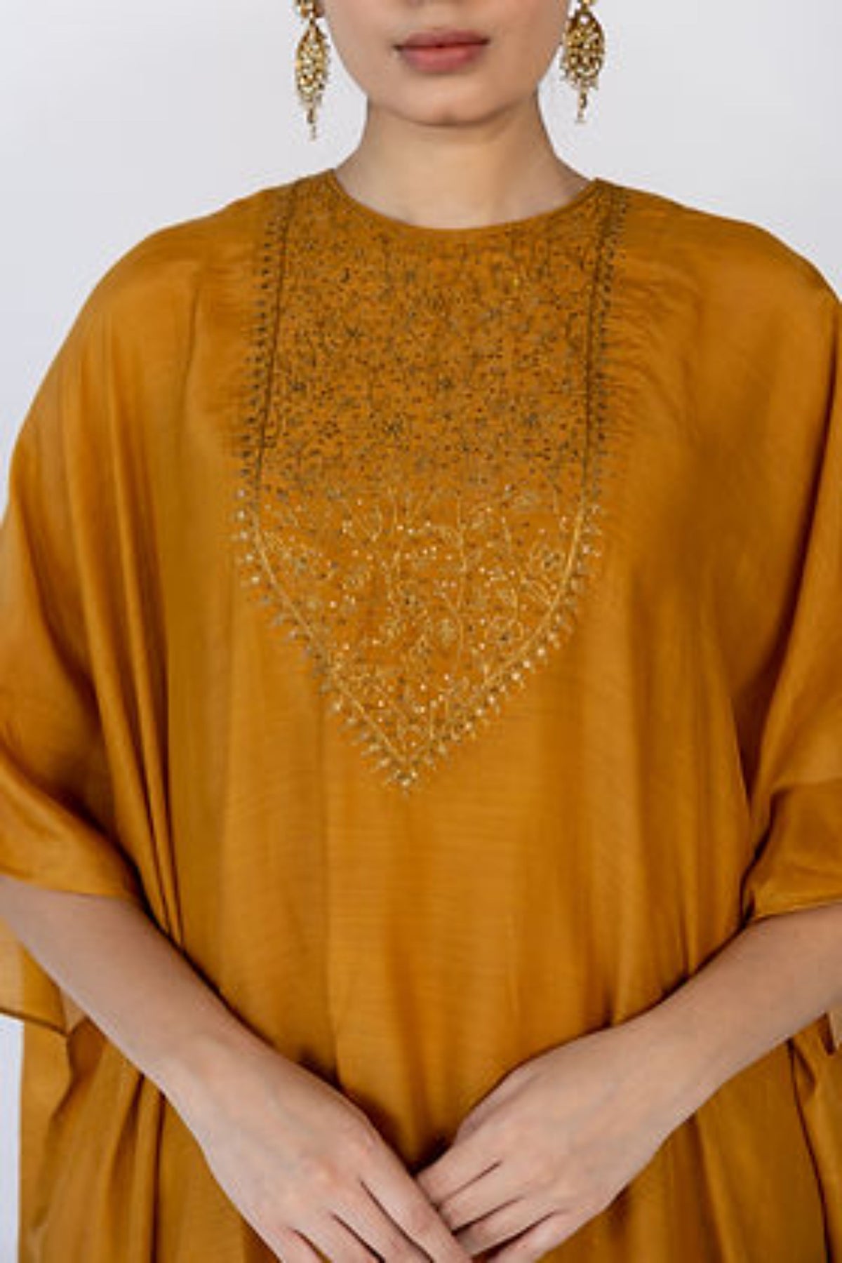 Mustard Lailaa Kaftan Set