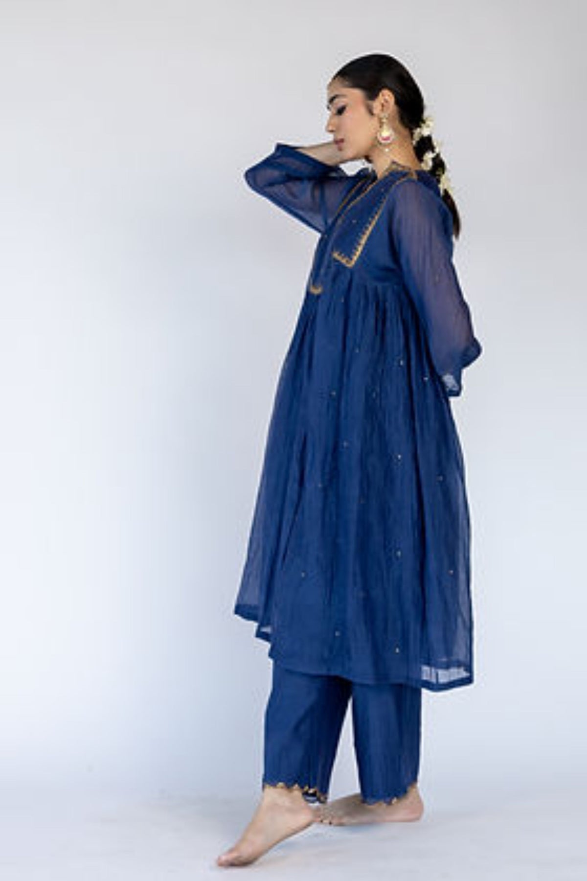 Farah Yoke Kurta With Dupatta