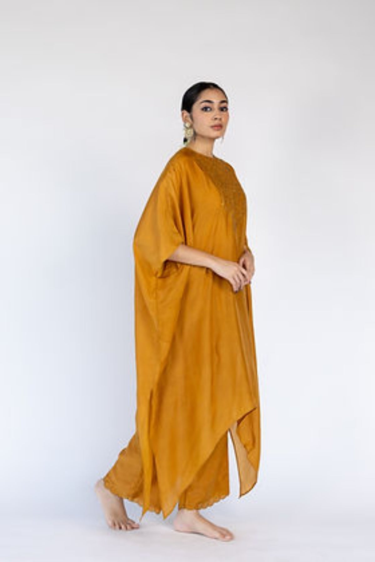 Mustard Lailaa Kaftan Set