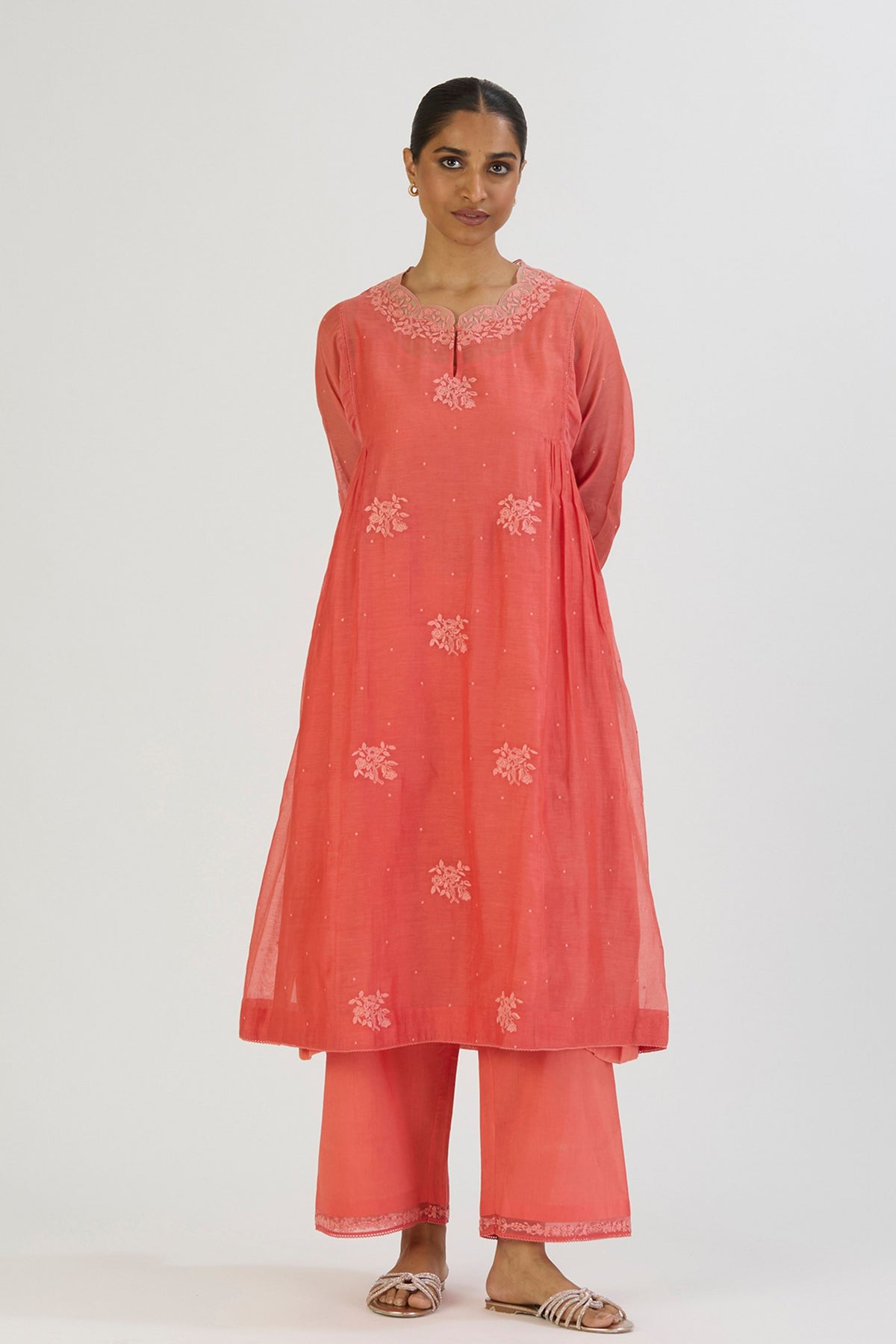 Pink Jamini Kurta and Pant