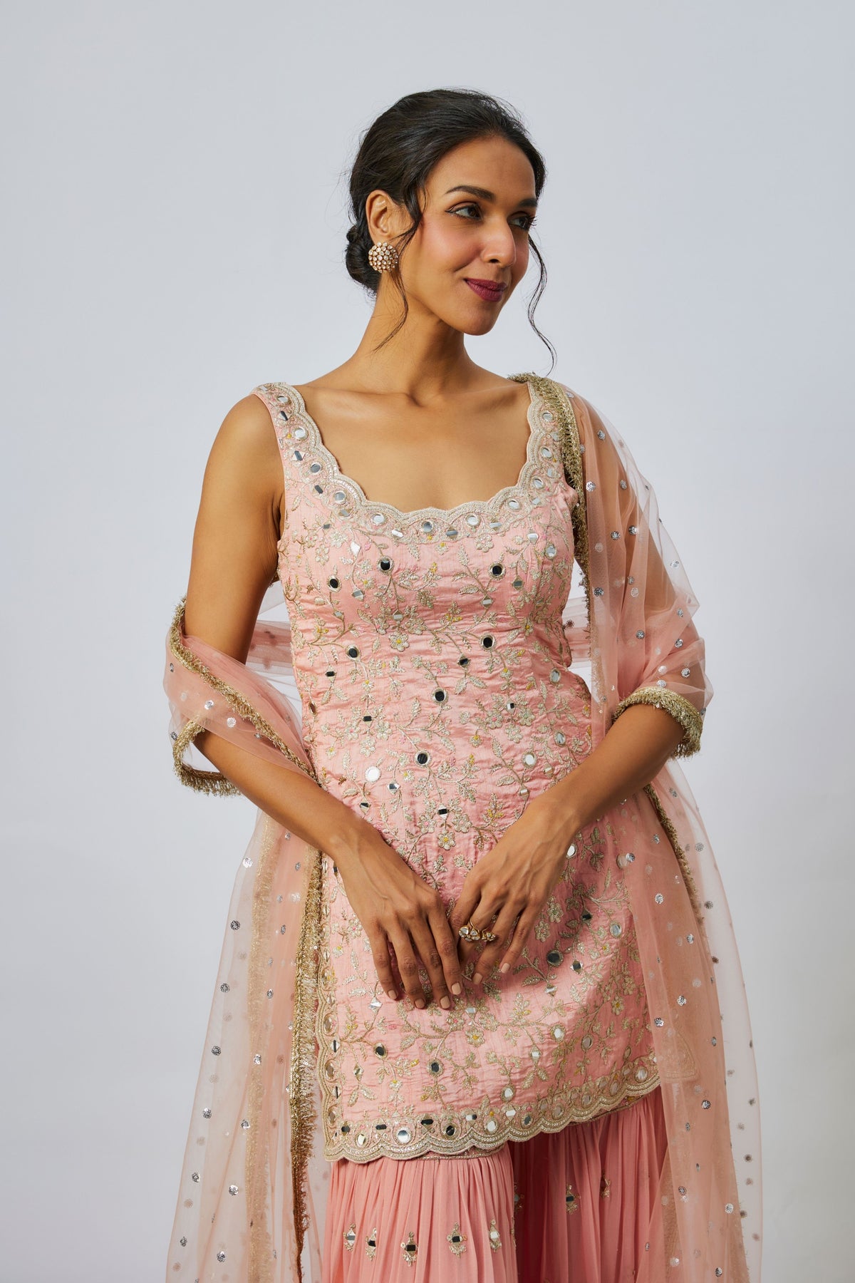 Pink Soneera Sharara Set