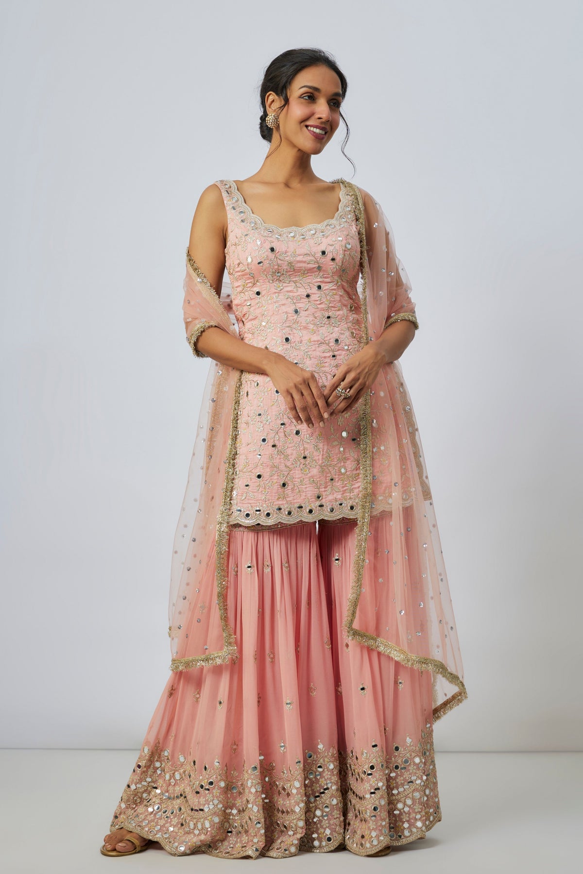 Pink Soneera Sharara Set