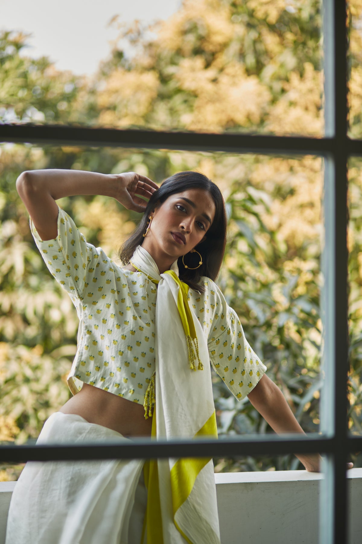 Calm Ivory Mulberry Silk Blouse