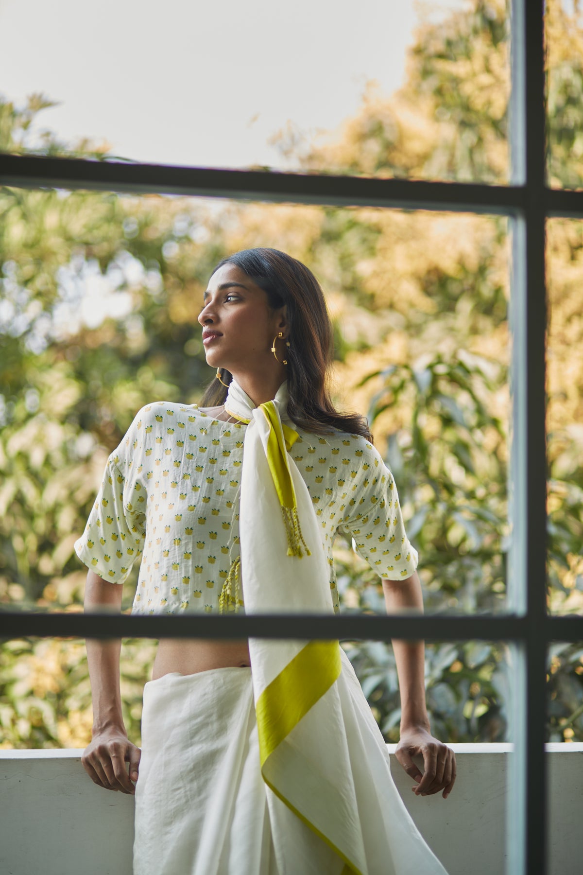 Calm Ivory Mulberry Silk Blouse