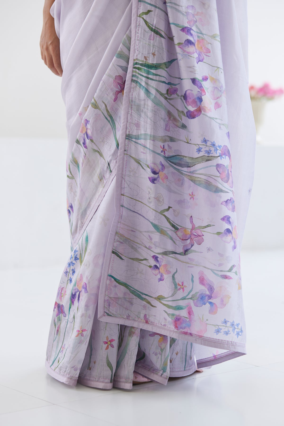 Cherished Times Mauve Saree