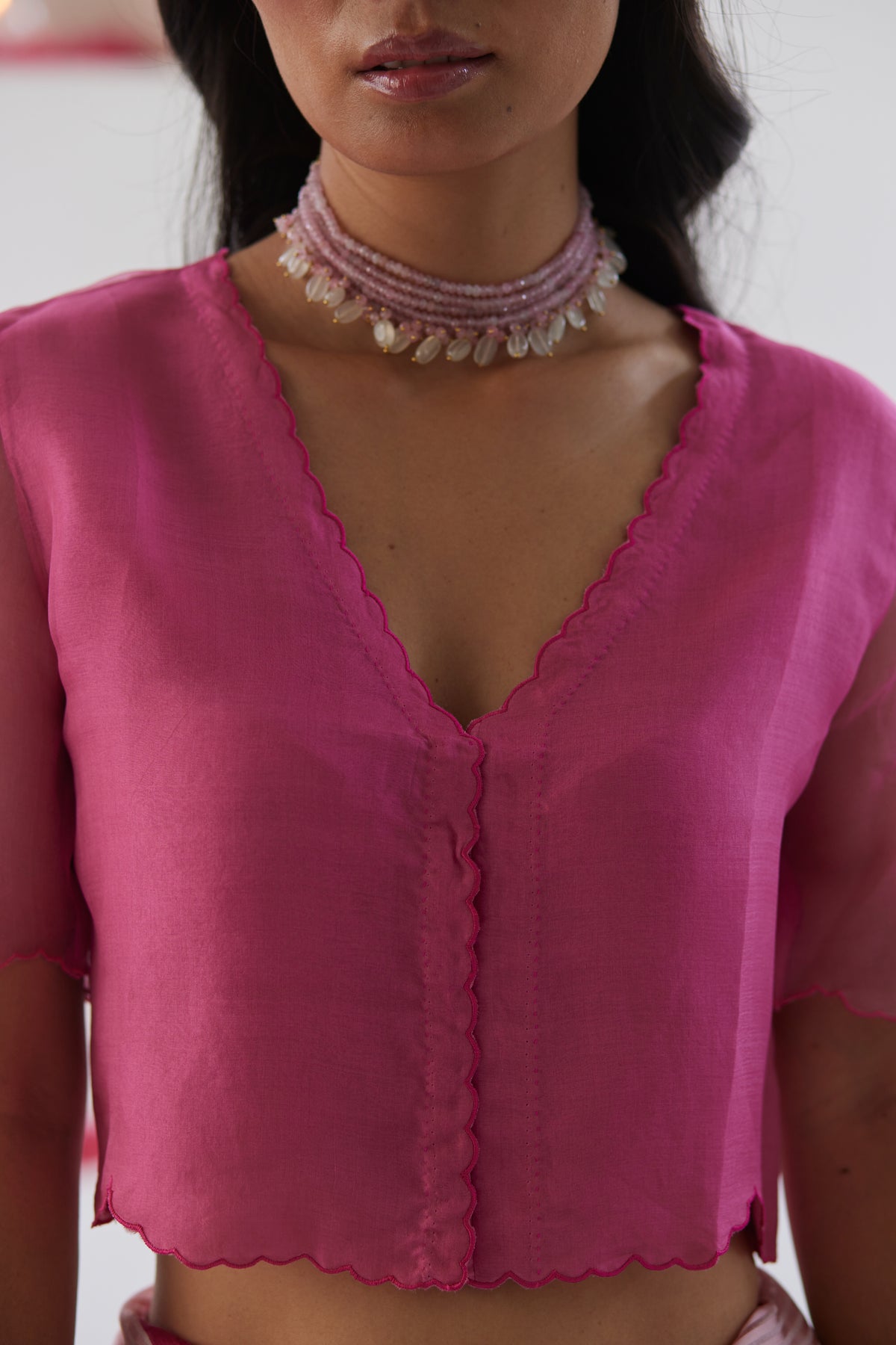 Fleeting Moments Pink Blouse