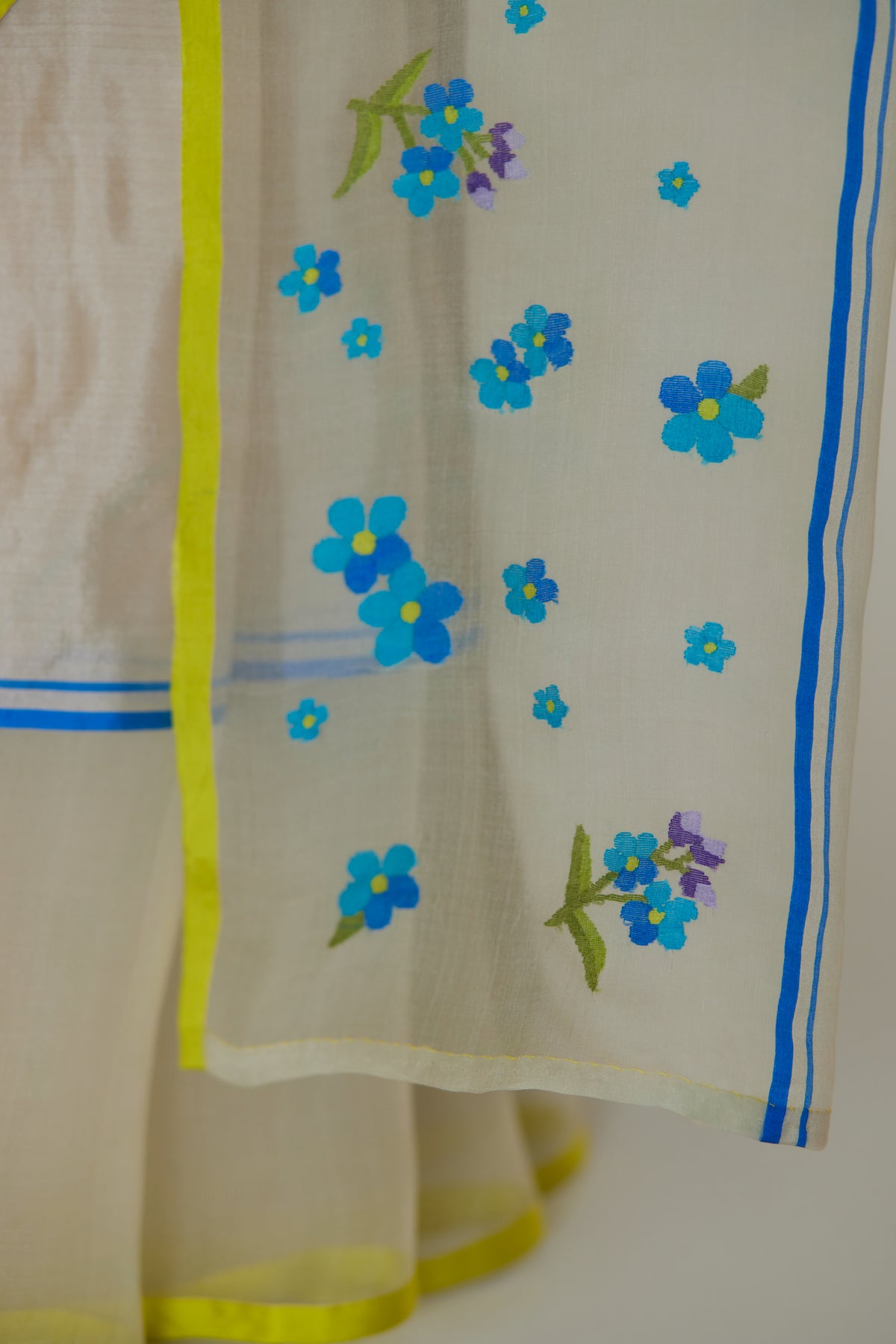 Lasting Vignettes Jamdani Saree