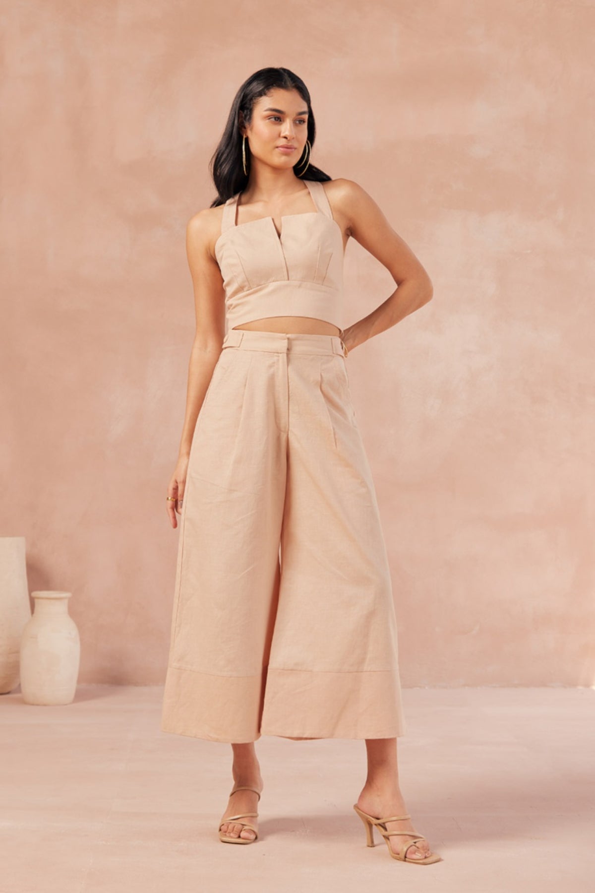 Irene Beige Co-ord Set