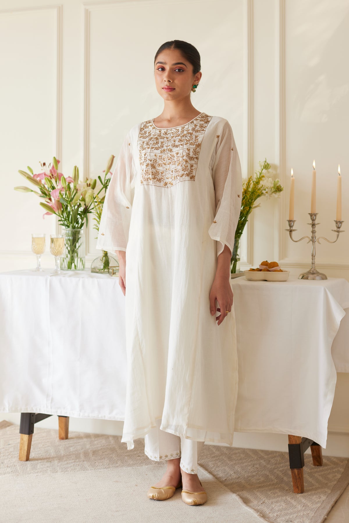 Sage Ivory Kurta Set