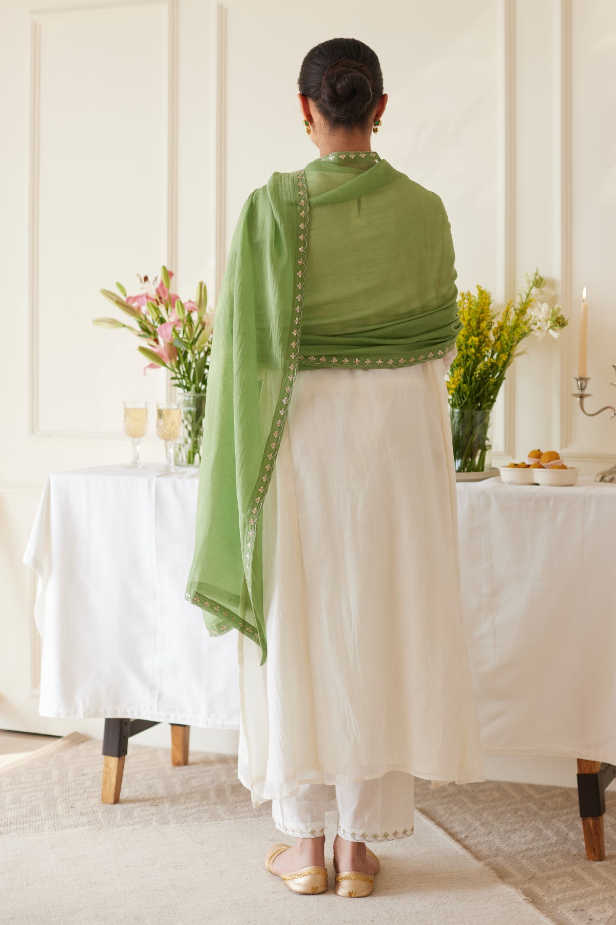 Sage Ivory Kurta Set