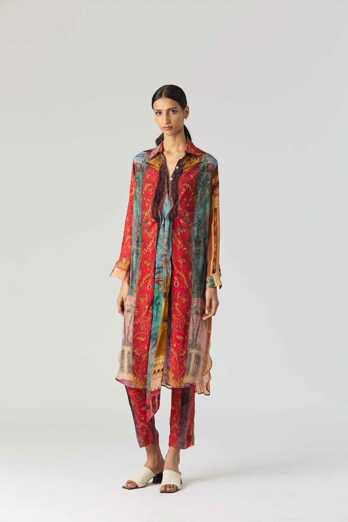 Villa Roma Wrap Kurta Set