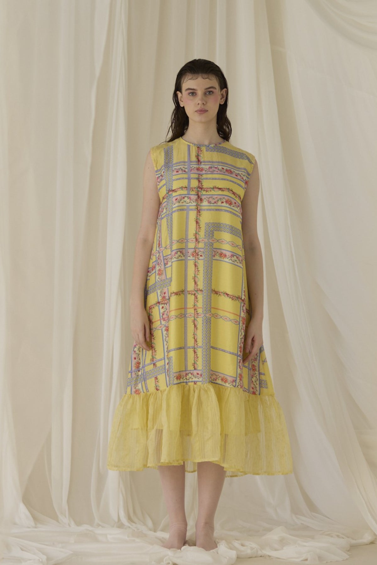 Citrine Gathered Dress