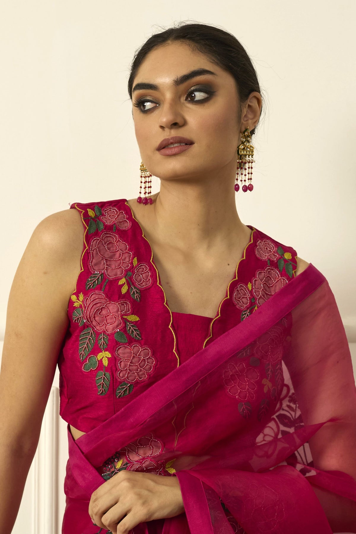 Pink Suhani Saree