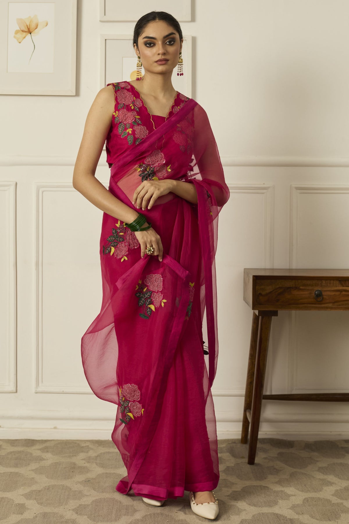 Pink Suhani Saree