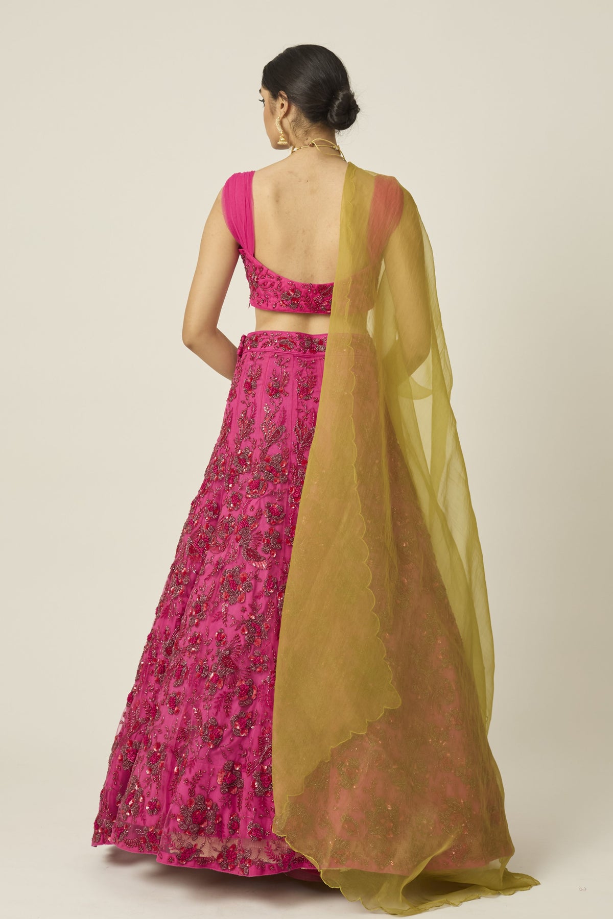 Ishra Pink Bridal Lehanga