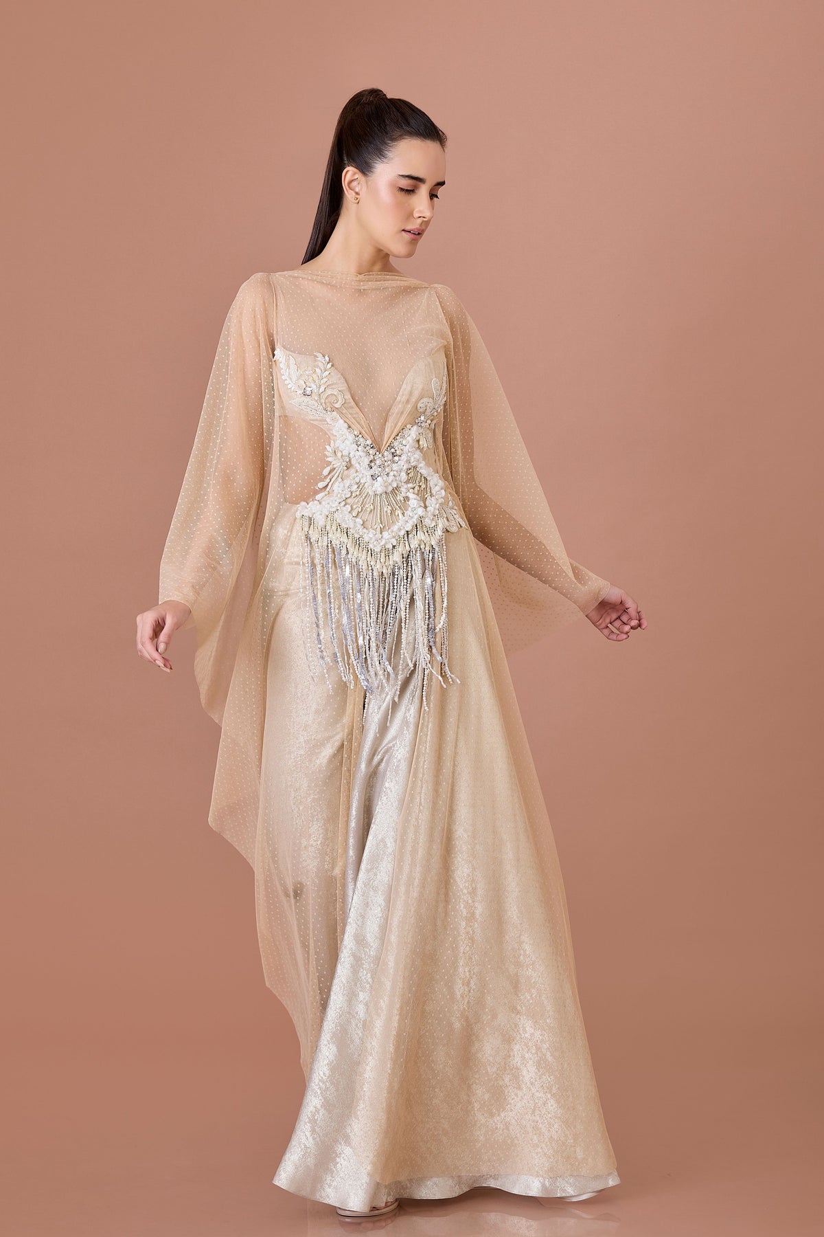 Gold Foil Gown