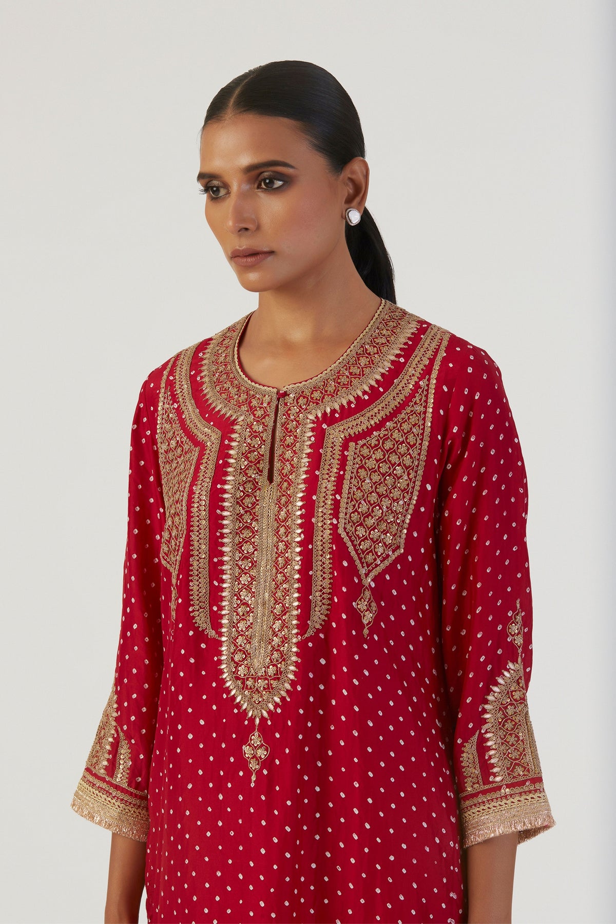 Purva Red Kurta and Pants