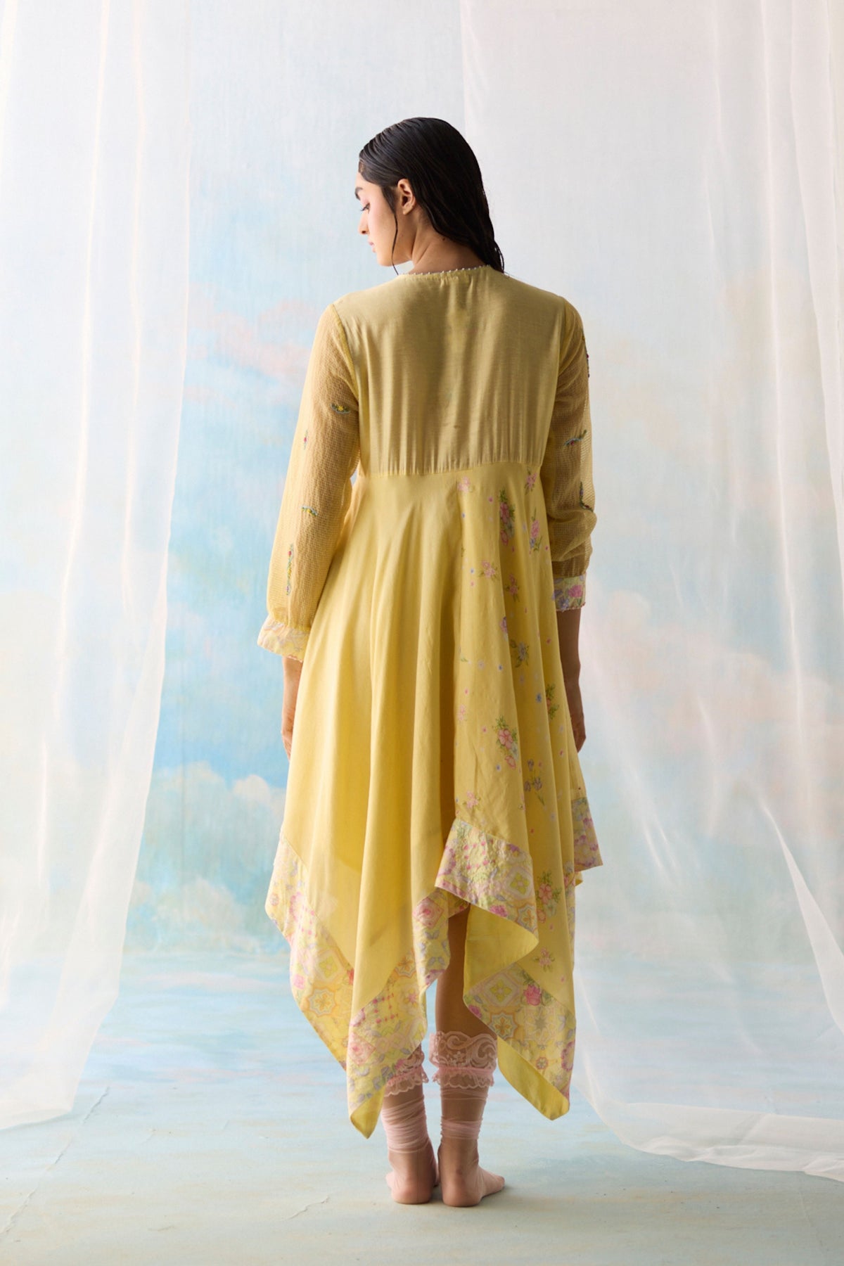 Citrine Flowy Dress