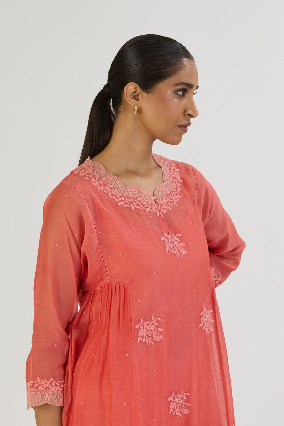 Pink Jamini Kurta and Pant