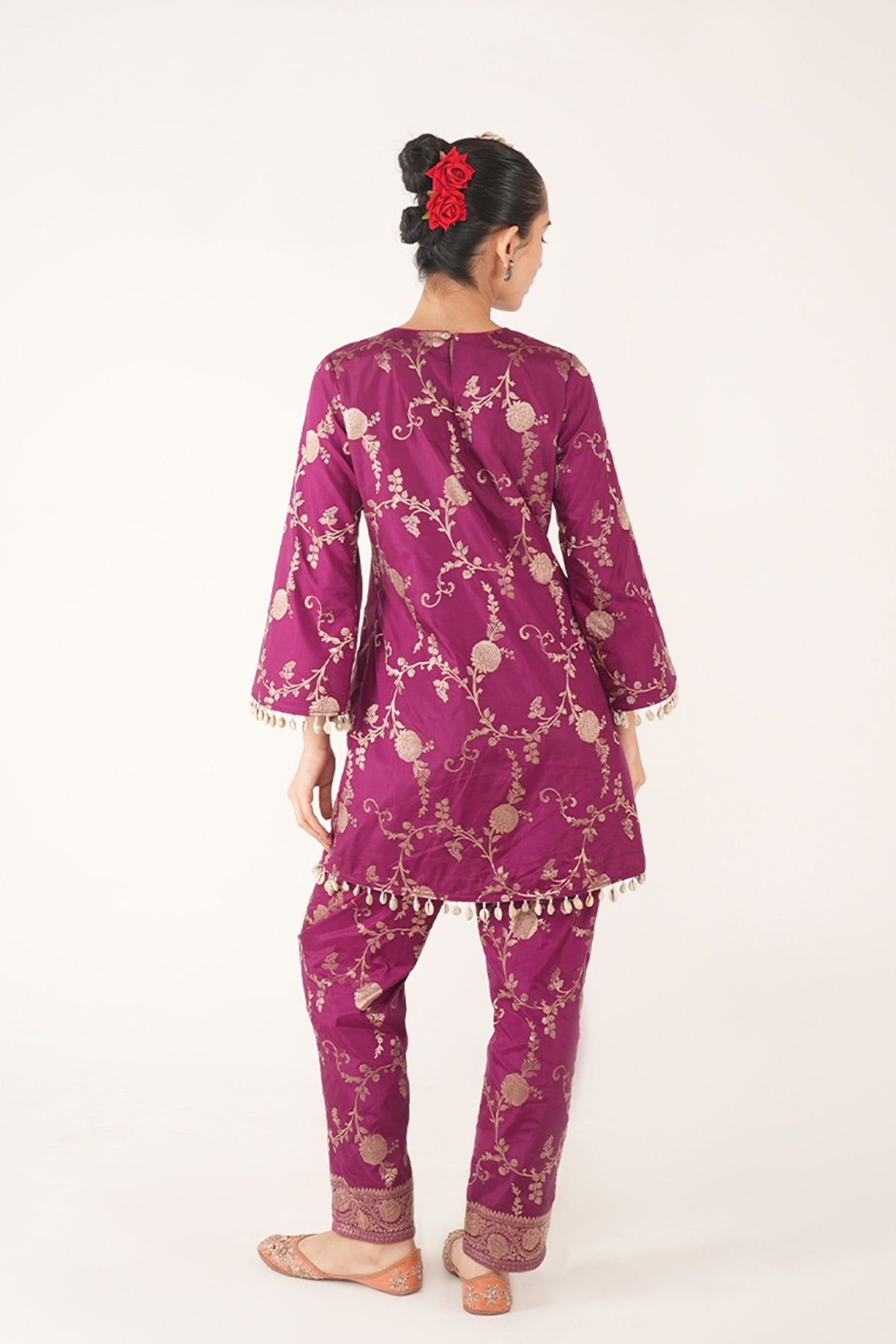 Rekha Purple Kurta Set