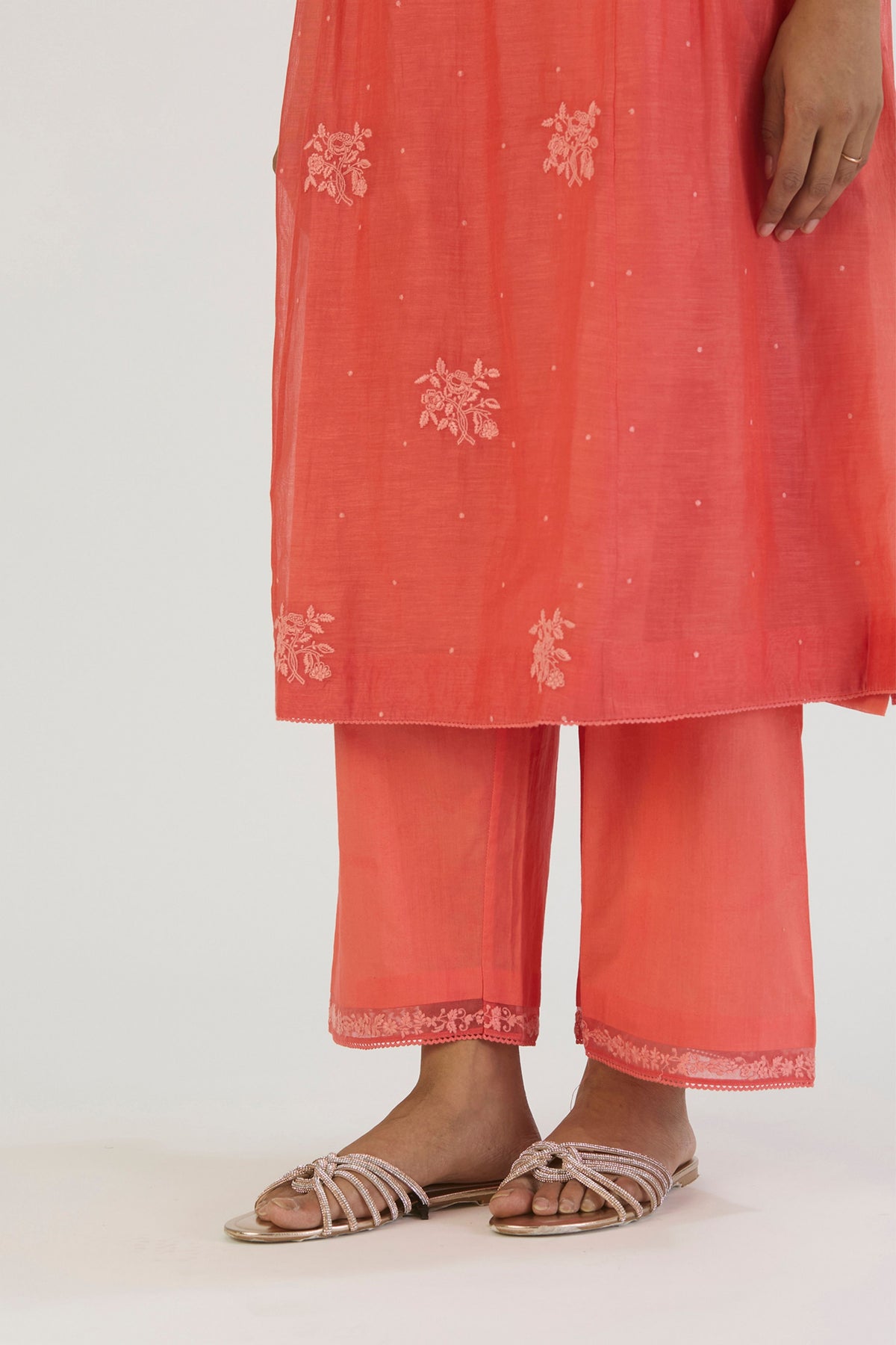 Pink Jamini Kurta and Pant