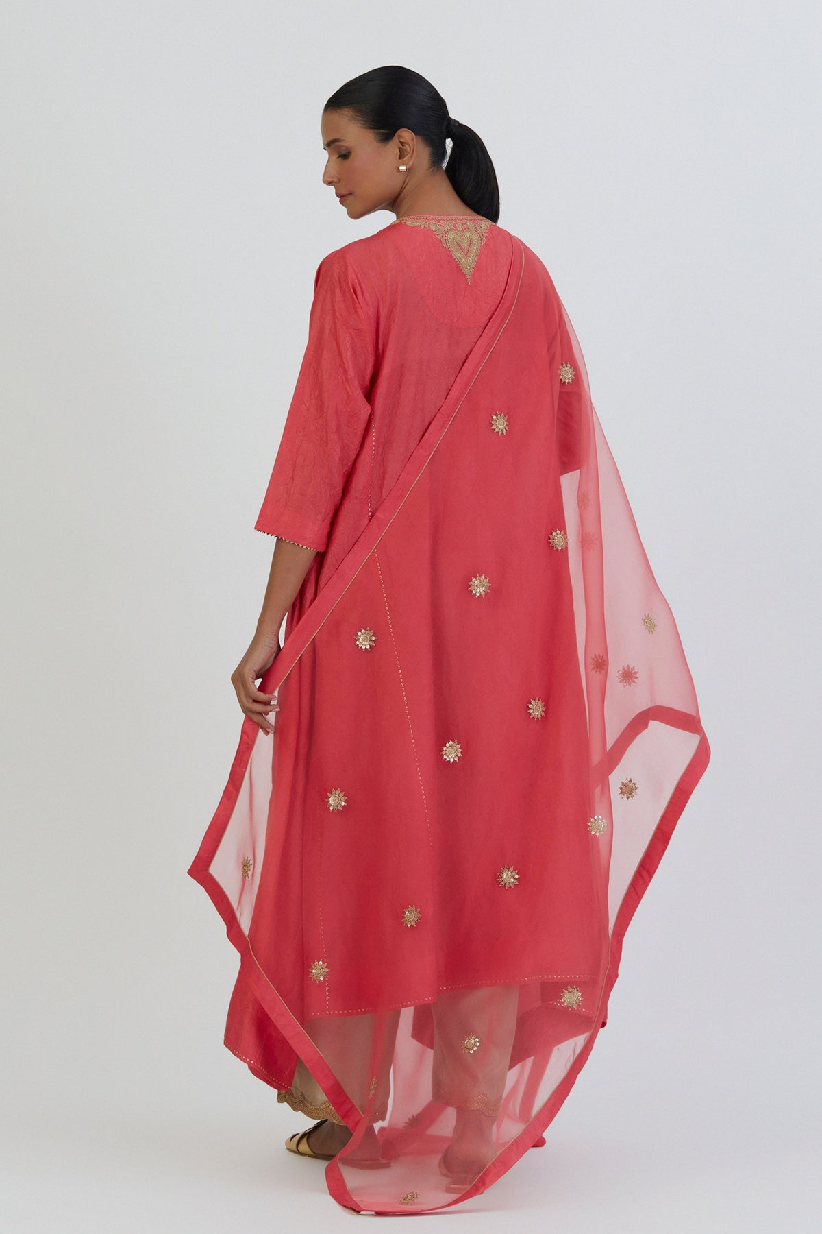 Sitara Coral Dupatta