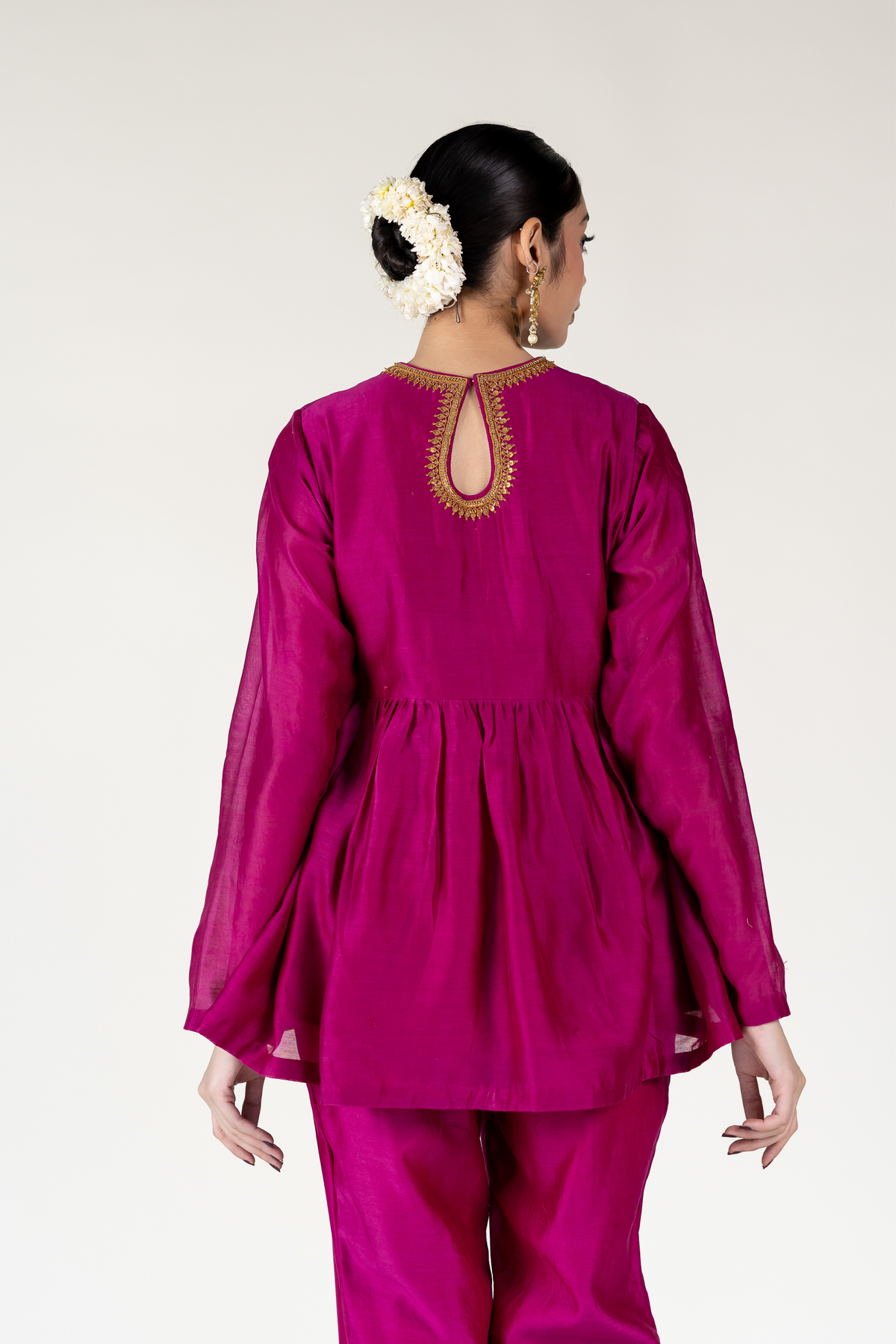 Magenta Pink Ranihaar Tunic Set