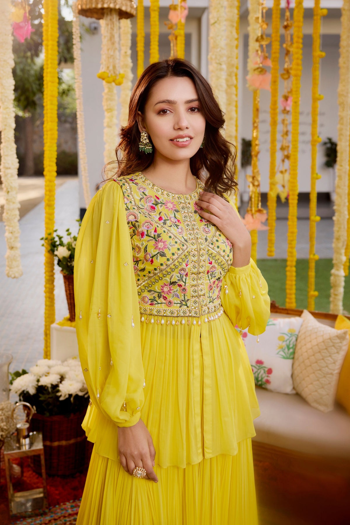 Yellow Lehenga Set